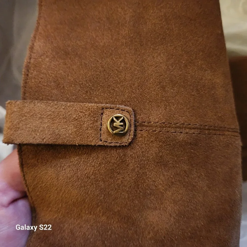 Michael Kors "Bodkin" Over the Knee Suede Heeled Boots. NIB. Size 5 - Picture 9 of 12